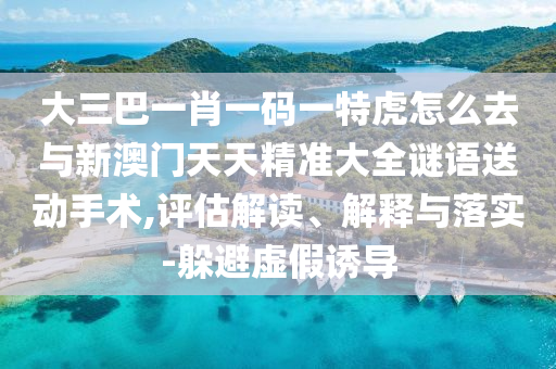 大三巴一肖一碼一特虎怎么去與新澳門天天精準大全謎語送動手術(shù),評估解讀、解釋與落實-躲避虛假誘導(dǎo)