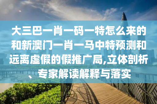大三巴一肖一碼一特怎么來的和新澳門一肖一馬中特預(yù)測和遠(yuǎn)離虛假的假推廣局,立體剖析、專家解讀解釋與落實